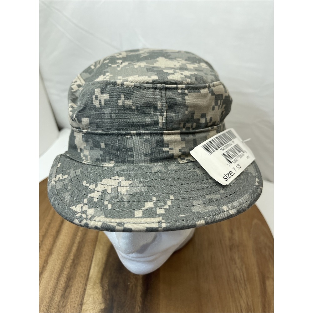 Army Hat Cap issued military patrol hat, cap, camo 7 1/8 New
